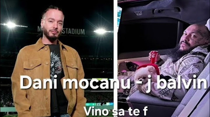 Dani Mocanu - J balvin VINO SA TE F new 2025■■■■