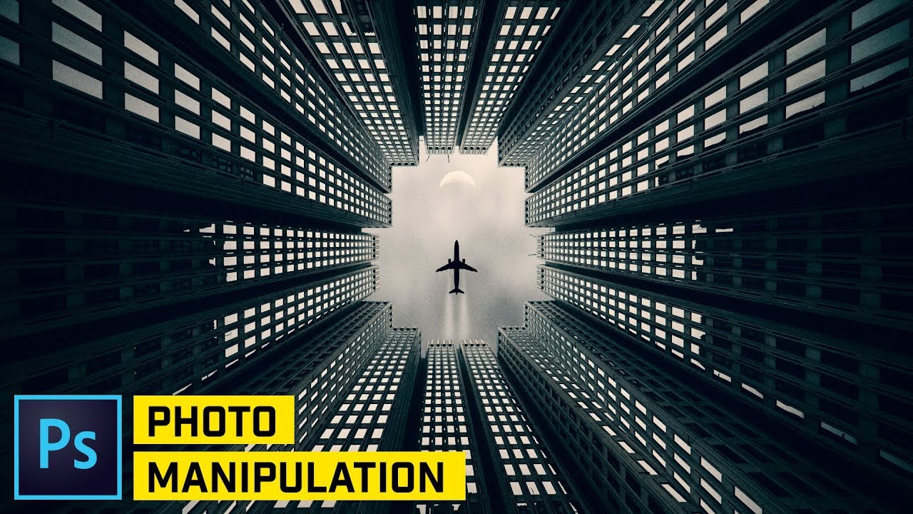 Photo Manipulation Photoshop Tutorial (URBAN AIRPLANE EFFECT) - YouTube