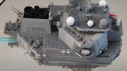 USS JOHN PAUL JONES (DDG-53) 1/350 Scale Model Build;  Part 10:   Forward Superstructure