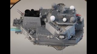 USS JOHN PAUL JONES (DDG-53) 1/350 Scale Model Build;  Part 10:   Forward Superstructure