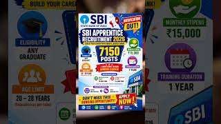 SBI Apprentice Recruitment 2026 Notification Released ||