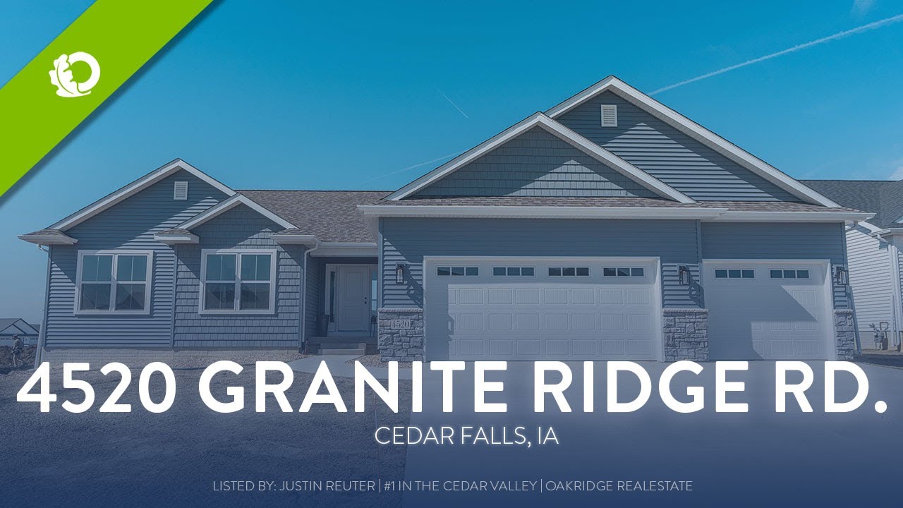 4520 Granite Ridge Road Cedar Falls Oakridge Real Estate YouTube