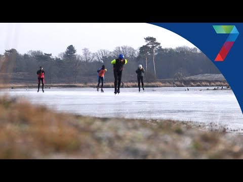 Hopen op natuurijs in Druten, Millingen en Leuth