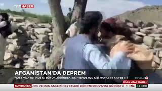 Afganistanda Deprem 22.06.2022 Türki̇ye