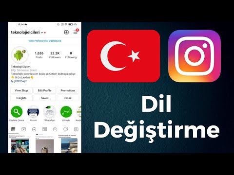 Instagram Türkçe Yapma Dil Değiştirme (İngilizce'den Türkçe'ye Çevirme)