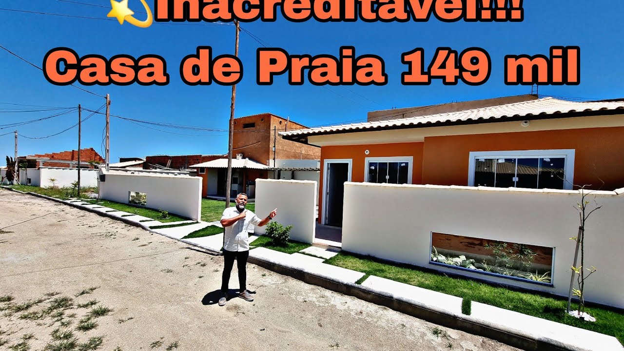 MUITO  barato, casa de praia, 02 quartos, bairro Florestinha, TAMOIOS (Cabo Frio) RJ R$ 149 mil