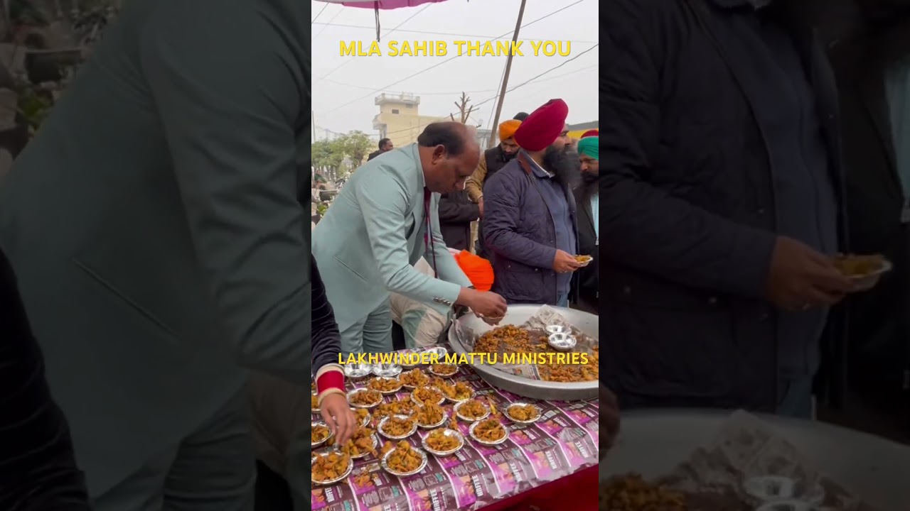 MLA SH.JASBIR SINGH RAJA BE PART OF CHRISTMAS LANGER SEVA 
