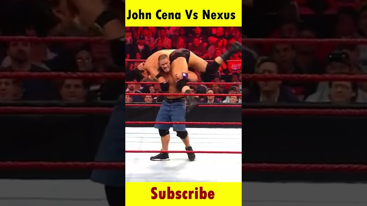 John Cena team vs Nexus best match in WWE |Fire WWE| 