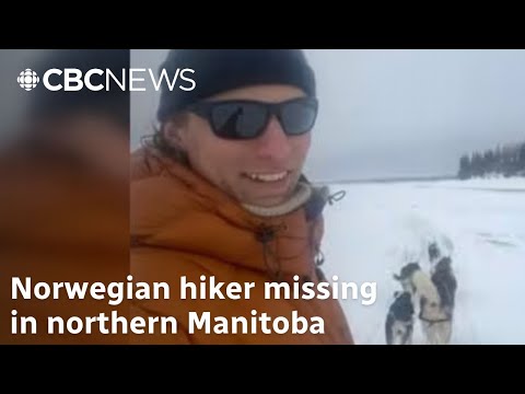 Video Norwegian trekker missing in northern Manitoba after possibly losing dog to wolves RCMP