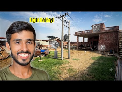 Haveli Mein Light Aa Rahi Hai 😍 Solar Light⚡️/ Suhaib Sabir Vlogs/ Zohaib Pendu 