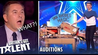 Dan Rhodes: 15 Year Old Magician Cuts Amanda IN HALF! | Britain's Got Talent 2019