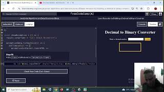 Learn Recursion by Building a Decimal to Binary Converter step 96
