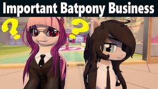 Extremely Important Batpony Business Dealings