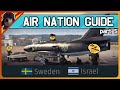 Air nations in war thunder explained part 5  sweden  israel  war thunder plane countries guide