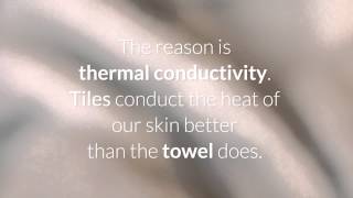Why temperature feels different depending on the material