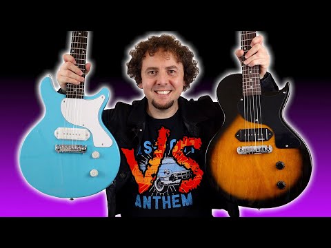 Harley Benton DC Junior FAT vs Vintage V120 | Guitar shootout | Battle of the fat neck Juniors!