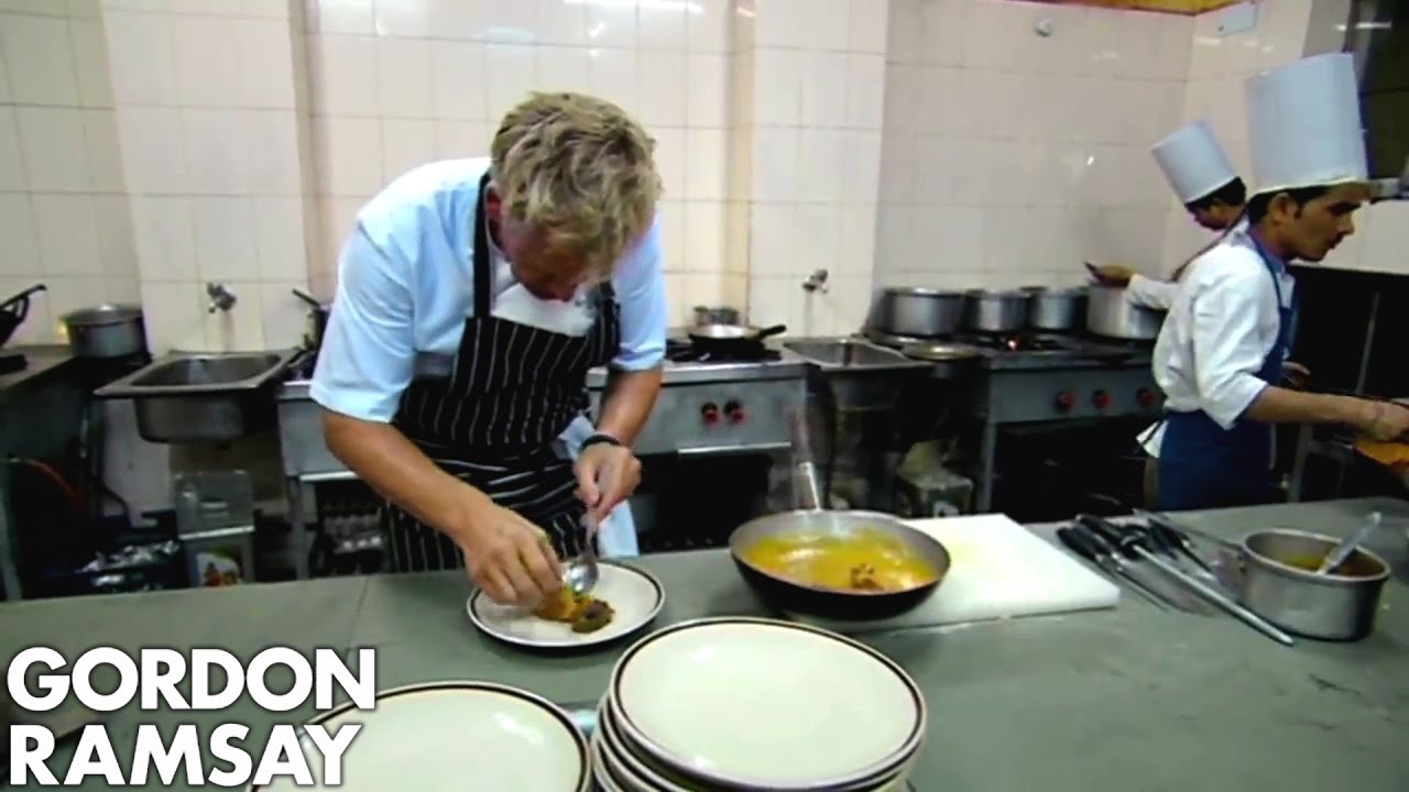 Gordon Ramsay Cooks An Indian Inspired Meal | Gordon