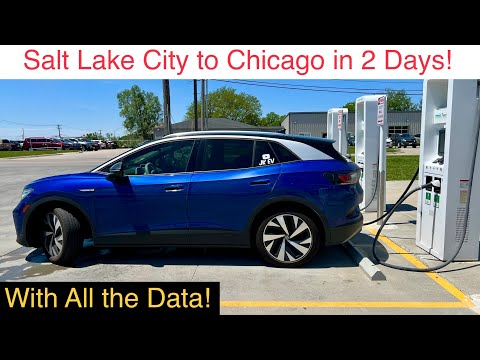 Cross Country Volkswagen ID.4 5,000 Mile Road Trip! Episode 4 Salt Lake City to Chicago in 2 Days!