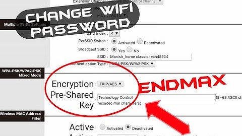 How To Change WiFi Password In Edimax Router.