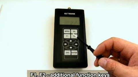 406 MHz ELT Tester Description