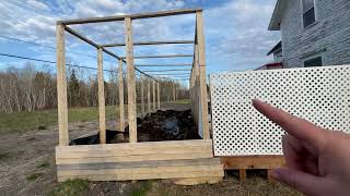 Figured out how to build! #diy #fencing #tools #building #homestead #renovation