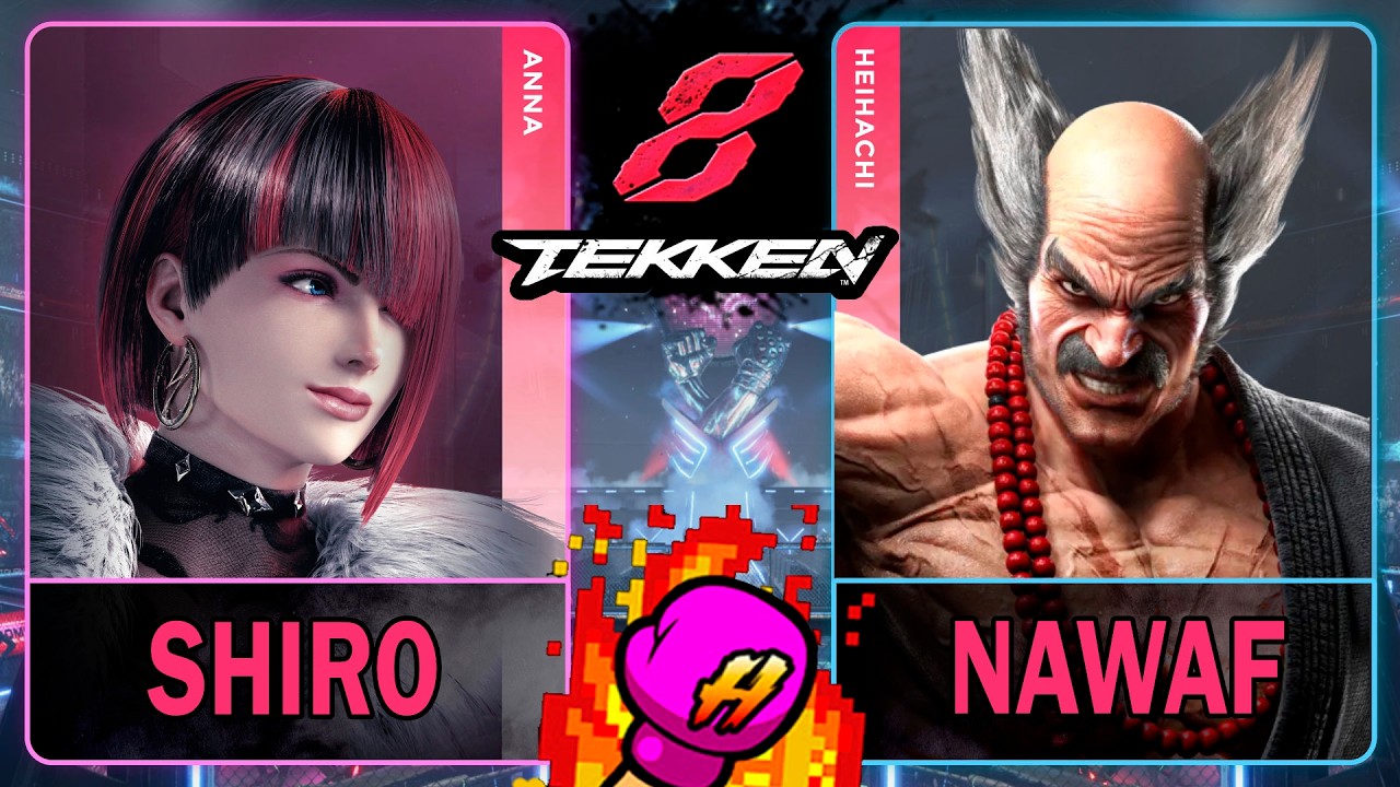 Tekken 8 Shiro (ANNA) VS Nawaf (HEIHACHI)🥊 鉄拳8🥊4K 60ᶠᵖˢ🥊T8🥊TK8 #tekken