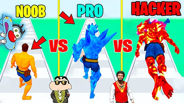 SHINCHAN & OGGY MAKE STRONGEST SUPERHERO WITH JACK & CHOP IN DNA EVOLUTION l NOOB VS PRO VS HACKER