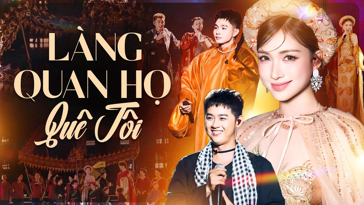 HÒA MINZY & THANH DUY & JUN PHẠM Gây Nghiện Với Giai Điệu Quê Hương Quen Thuộc |Làng Quan Họ Quê Tôi