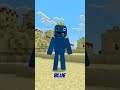 PERSONAGENS de AZUL BABÃO (Rainbow Friends) no MINECRAFT... BIZARRO!