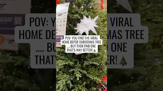 POV:You find the Viral Christmas Tree BUT..then see...#christmasdecor  #youtubeshopping  #homedepot