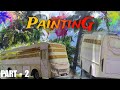 Painting of our new miniature bus  part  2  jj creation  subscribe