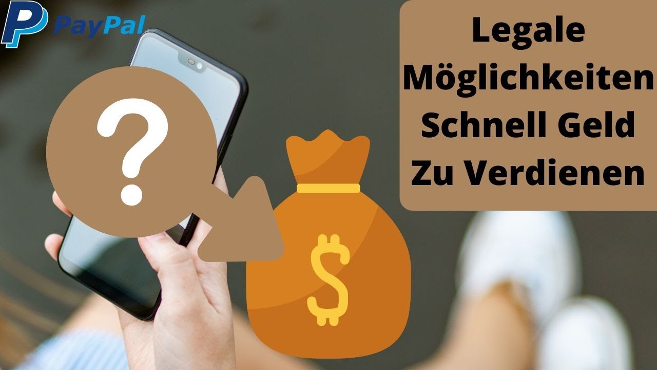 Legal Schnell Geld Verdienen Geld Verdienen In Deutschland - Legale Möglichkeiten, Schnell Geld Zu