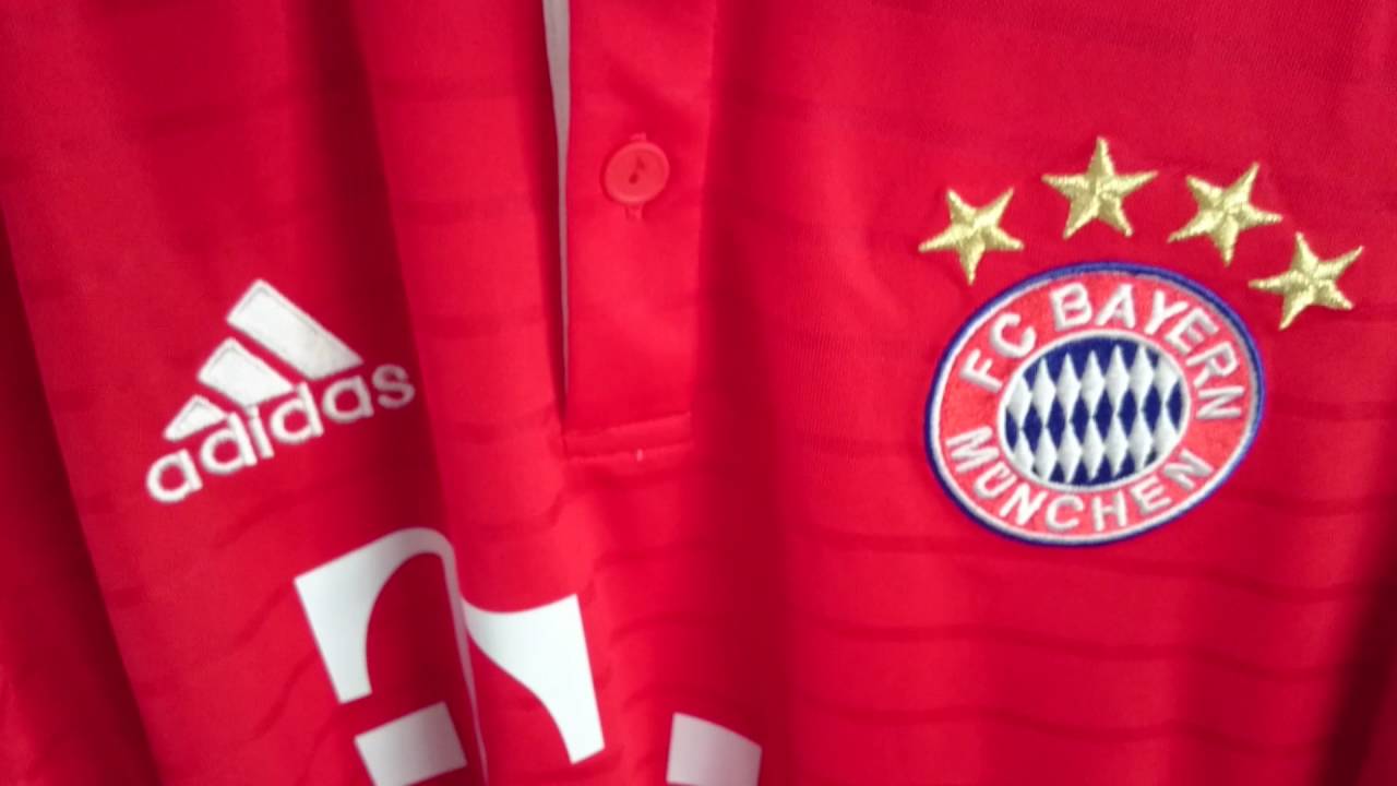 Bayern Munich 2016 / 2017 home shirt - YouTube