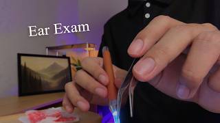 ASMR ตรวจหูคุณหลังจากการผ่าตัด Doctor Ear Examination