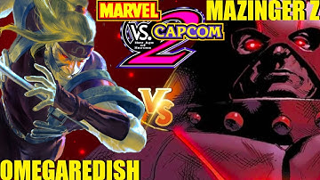 MvC2 Mvci Umvc3 MAZINGER Z vs OMEGAREDISH pt 2