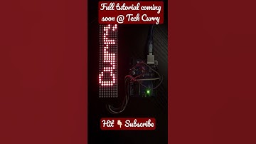 Arduino projects for beginners #shorts #ytshorts #max7219