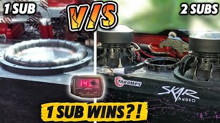 1 vs 2 Subwoofers – Is Double REALLY Louder?