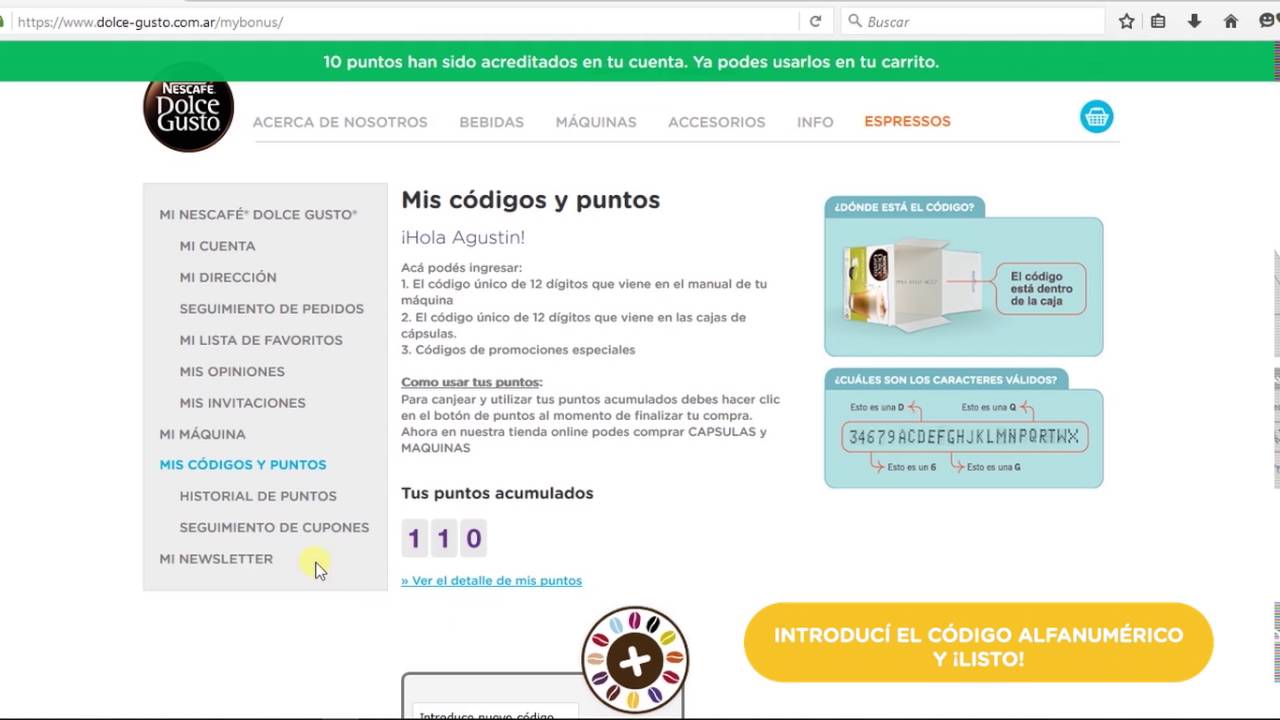 Cómo cargar tus puntos en nuestra tienda online? - YouTube
