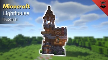 Minecraft: How to Build a Medieval Lighthouse | Lighthouse (Tutorial)