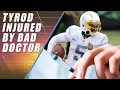 Tyrod’s Lungs Punctured by Team Doctor