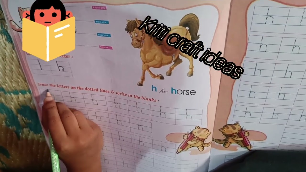 Small Alphabet h practice 