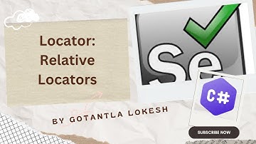 [2024] Part 7: Relative Locators in Selenium C# | #selenium #csharp #relatives