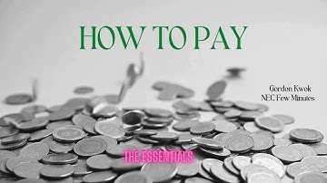 NEC Few Minutes | How to Pay the Contractor | Terms clarified | NEC4 PM Accreditation | Gordon Kwok