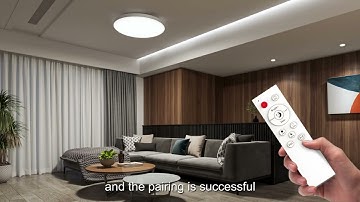 Remote Pairing for Ceiling lights, Floor lamps. etc