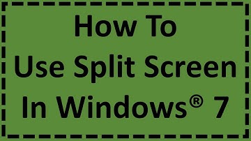 Use Split Screen In Windows 7