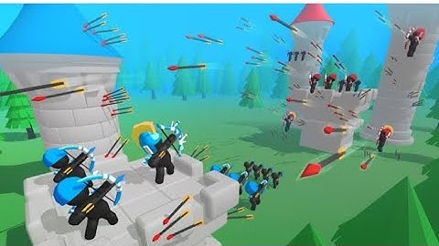 Merge Archers : Bow And Arrow gameplay walkthrough stickmen (part - 9) Android,ios