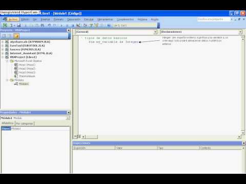 Tutorial Vba excel paso a paso parte 1 - YouTube
