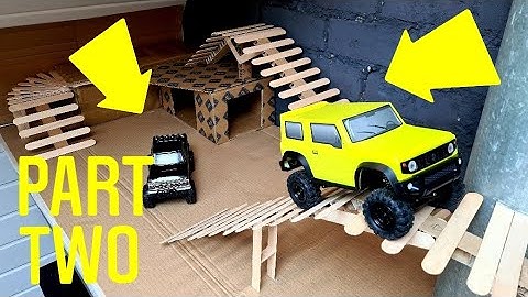 BUILDING AN INDOOR RC CRAWLER COURSE MICRO 1/24 PART 2