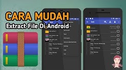Cara Mudah Extract File RAR, ZIP, 7ZIP di Android Menggunakan Rar. - Durasi: 5.05. 