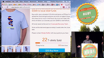 Rocky Mountain Ruby 2013 Lightning Talk Booster by Stafford Brunk